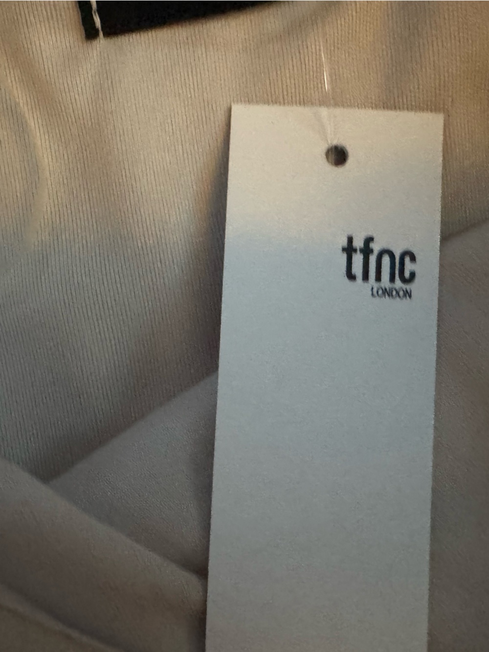 NWT TFNC London Delali One Shoulder Satin Maxi Dress Blush Champagne Size 10 - Picture 15 of 16
